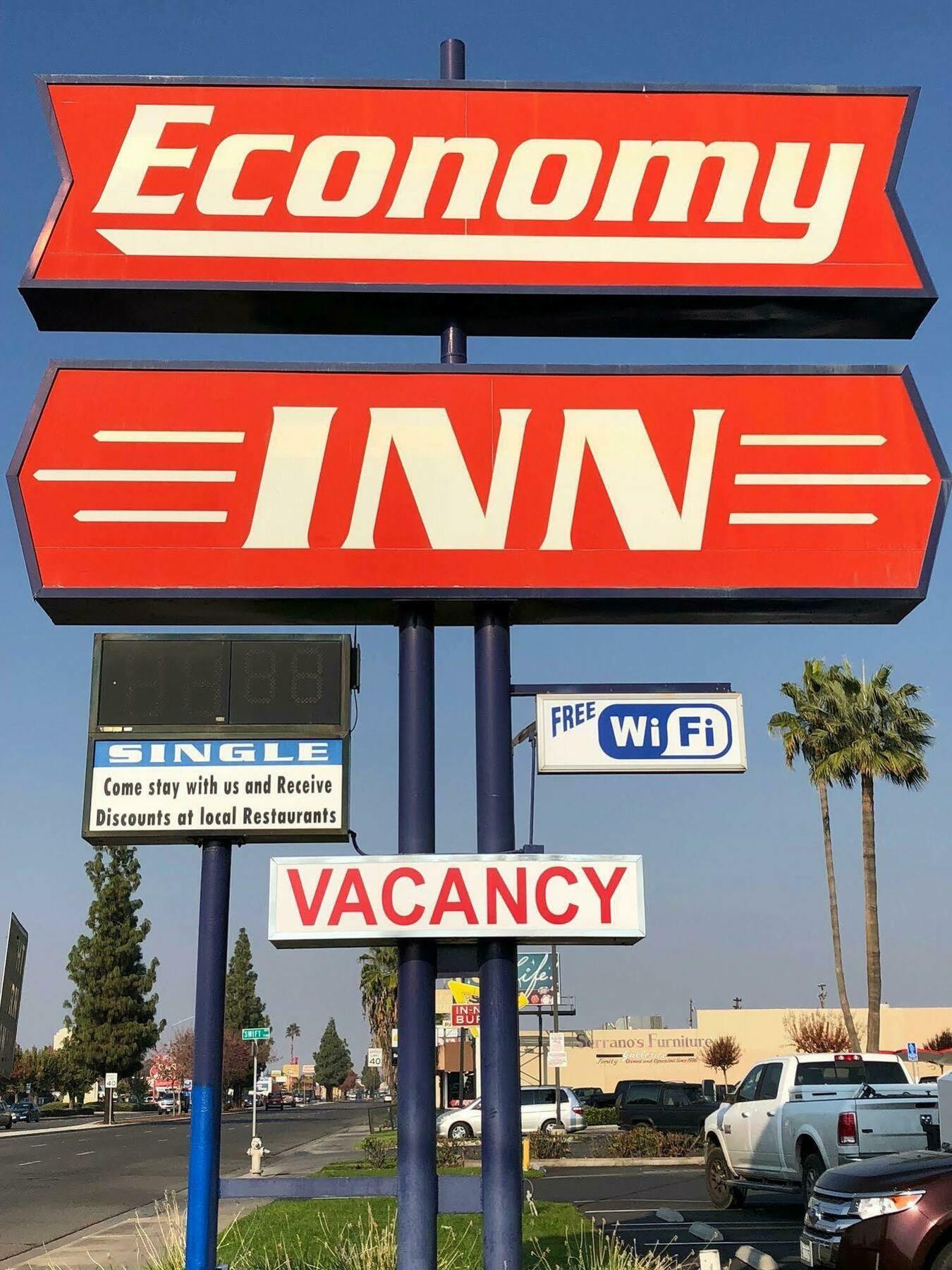 Economy Inn Fresno Zewnętrze zdjęcie